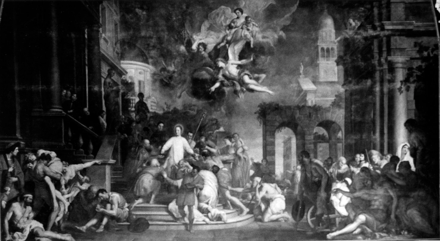 San Lorenzo Giustiniani libera un'ossessa - Chiesa di S. Pietro Apostolo, Venezia